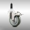 Service Caster 4 Inch 316SS Gray Poly Swivel 3/4 Inch Expanding Stem Caster Lock Brake SCC SCC-SS316TTLEX20S414-PPUB-34 - alternate 3